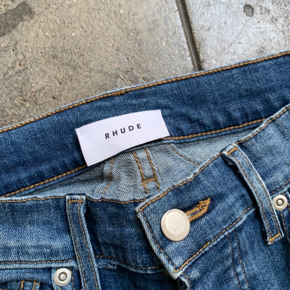 Rhude 1/1 Sample Rhude Denim Skinny Jeans - Picture 10 of 11